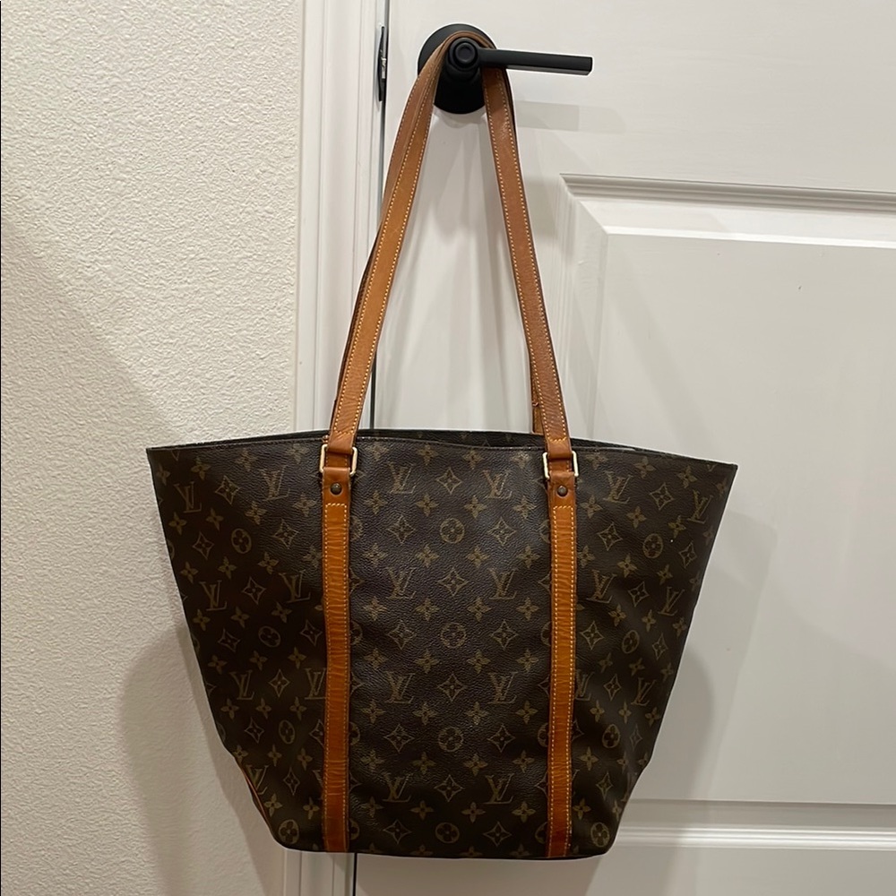 Preowned Louis Vuitton Sac Canvas Shopper Tote